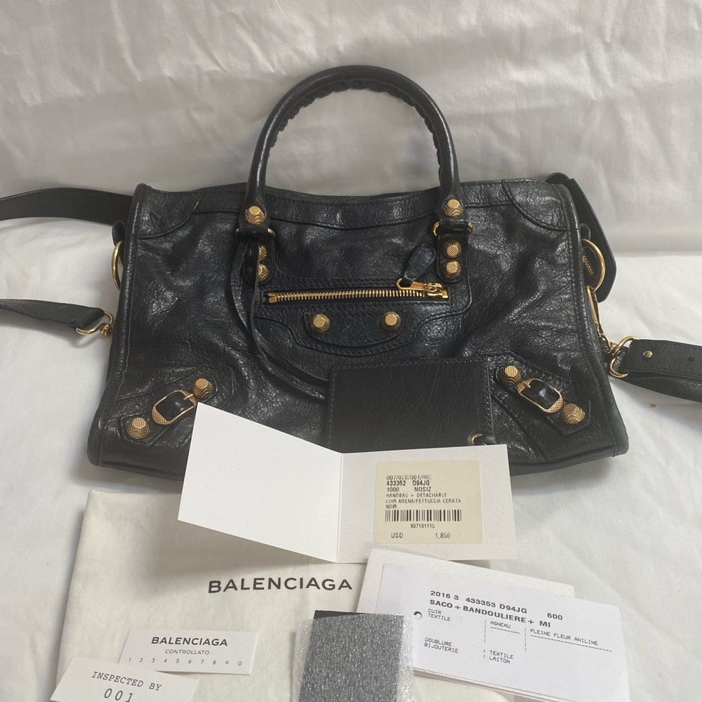 Balenciaga giant 12 gold hardware S city